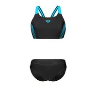ARENA Bikini 'OPENINGS' turchese / nero Donna - Abbigliamento - Moda mare - Bikini - Completi bikini - Bikini a bustino ARENA L