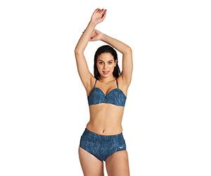 ARENA Bodylift Cleopatra Bikini Donna Coppa B, Denim/Blu, 46