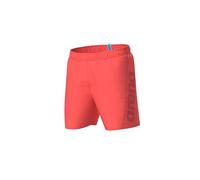 Arena Fundamentals Logo Boxer R Pantaloncino da Spiaggia, Calypso Coral-Dark Purple, M Men's