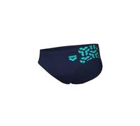 Arena Boy's KIKKO V Swim Briefs Graphic, Navy-Water, 14 Anni