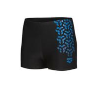 Arena Boy's KIKKO V Swim Short Graphic Trunks, Black-Blue China, 128 cm