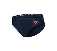 ARENA Boy's Swim Briefs Graphic, Slip Bambini E Ragazzi, Navy, 8-9 Anni