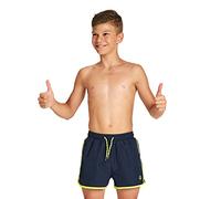 ARENA Brampton Pantaloncino Mare per Bambino, Navy-Soft Green/Blu, 8-9
