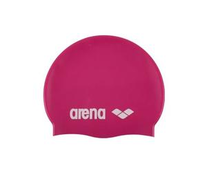 Arena cap classic silicone fucsia bianco