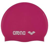 Cuffia Arena Classic Silicone Junior fucsia bianco