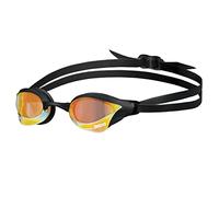 Occhiali da nuoto Arena Cobra Core Swipe Mirror giallo rame/nero