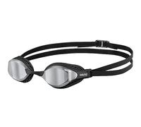 ARENA Cobra Core Swipe Mirror Occhialini Nuoto da Gara Unisex Adulto, Occhialini Piscina con Lenti a Specchio Curve, Anti-Appannamento, Protezione UV, 5 Ponti Nasali Intercambiabili