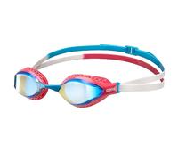 ARENA Cobra Core Swipe Mirror Occhialini Nuoto da Gara Unisex Adulto, Occhialini Piscina con Lenti a Specchio Curve, Anti-Appannamento, Protezione UV, 5 Ponti Nasali Intercambiabili