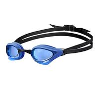 ARENA Cobra Core Swipe Occhialini Nuoto da Gara Unisex Adulto, Occhialini Piscina con Lenti Curve, Anti-Appannamento, Protezione UV, 5 Ponti Nasali Intercambiabili
