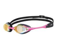 arena Cobra Original Swipe Mirror Occhialini Nuoto da Gara Unisex Adulto, Occhialini Piscina con Lenti a Specchio, Anti-Appannamento Protezione UV, 4 Ponti Nasali Intercambiabili