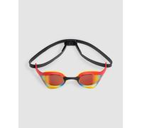 ARENA Occhialini da nuoto unisex Cobra Ultra Swipe Racing, per uomini e donne, tecnologia anti-appannamento, lenti a specchio in policarbonato, oro/rosso