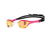 ARENA Cobra Ultra Swipe Mirror Occhialini Nuoto da Gara Unisex Adulto, Occhialini Piscina con Lenti a Specchio Curve, Anti-Appannamento, Protezione UV, 5 Ponti Nasali Intercambiabili