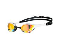 arena Occhialini Nuoto - Cobra Ultra Swipe Mirror - Yellow Copper - Bianco taglia unica