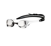 ARENA Cobra Ultra Swipe Mirror Occhialini Nuoto da Gara Unisex Adulto, Occhialini Piscina con Lenti a Specchio Curve, Anti-Appannamento, Protezione UV, 5 Ponti Nasali Intercambiabili