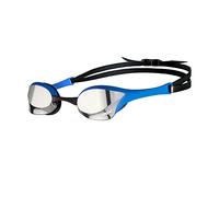 arena Cobra Ultra Swipe Mirror Occhialini Nuoto da Gara Unisex Adulto, Occhialini Piscina con Lenti a Specchio Curve, Anti-Appannamento, Protezione UV, 5 Ponti Nasali Intercambiabili