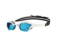 ARENA Cobra Ultra Swipe Occhialini Nuoto da Gara Unisex Adulto, Occhialini Piscina con Lenti Curve, Anti-Appannamento, Protezione UV, 5 Ponti Nasali Intercambiabili