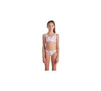 Arena confetti costume da bagno due pezzi bianco multicolore bambina