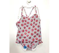 Arena Costume da Bagno Bambina Tropical Summer Jr Tankini, Rosso/Bianco,...