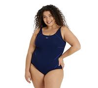 ARENA Costume da Bagno da Donna W Jewel One Piece Plus Navy-Bright Blue 52, Blu Navy Brillante, 58