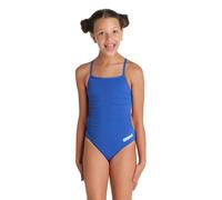 ARENA Solid Challenge Team Junior Costume Intero Bambina, Costume da Bagno Sportivo ad Asciugatura Rapida, Tessuto MaxLife Eco con Massima Resistenza al Cloro e Protezione UV UPF 50+