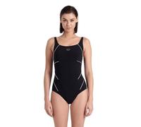 Arena Swimwear Costume da donna Bodylift Jewel Plus con coppa B nero-bianco Taglia 54