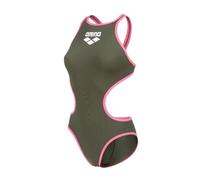 ARENA Costume Donna One Big Logo Costume Intero Piscina Verdone Taglia 44 ITA