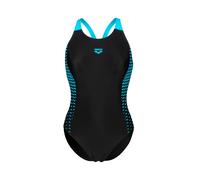 ARENA Costume intero 'OPENINGS' turchese / nero Donna - Abbigliamento - Taglie comode - Moda mare ARENA XL