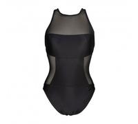 Arena Costume Intero Piscina Mesh Panel Nero Donna 40