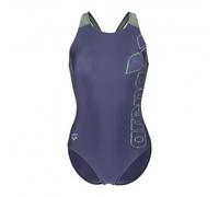 Arena Scratchy V Back W - costume intero - donna Blue/Green 36