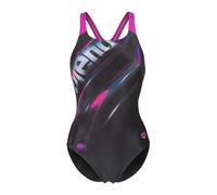 ARENA Costume intero 'Placement Pro Back' blu / lilla / nero Donna - Abbigliamento - Taglie comode - Moda mare ARENA S