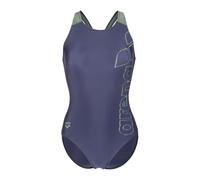 Arena Scratchy V Back W - costume intero - donna Blue/Green 40