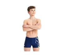 ARENA Costume Mare Piscina Junior 005435 761 Boys SWIMM Short Logo Navy Soft/Green White (12-13)