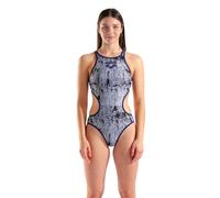 Arena Costume Nuoto Da Allenamento Donna One Lacquer Tech Blu Bianco