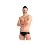 ARENA COSTUME NUOTO PISCINA UOMO 005553 560 SWIM BRIEFS GRAPHIC BLACK/SOFT GRE