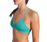Arena Costume Top Bikini Donna Solid Water Very Fuchsia