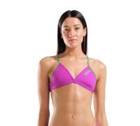 Arena Costume Top Bikini Donna Solid Water Very Fucsia Team Green