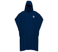 ARENA COTTON PONCHO NAVY-WHITE S-M