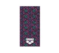 Arena Cotton Towel, Asciugamano Unisex, Nero/Multicolore, L