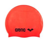 ARENA - CUFFIA CLASSIC LOGO SILICONE CAP - 9166240 - FLUO RED, BLACK