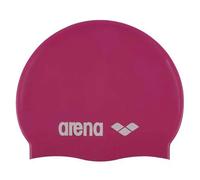 Cuffia Arena Classic Silicone Junior fucsia bianco