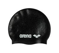 Arena Swimwear Cuffia da nuoto 006359 Silicone con logo Nero Taglia unica
