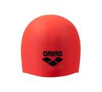 Arena Cuffia da nuoto unisex in silicone per capelli lunghi, comoda, extra morbida, ad alta elasticità, per donne e uomini, uso quotidiano e allenamento, colore: corallo/asfalto brillante