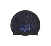 Arena Cuffia da nuoto unisex in silicone, per donne e uomini, fitness, nuotatori, allenamento intensivo, durevole, morbida, elastica, colore: nero/prugna