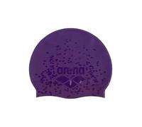 Arena Cuffia da nuoto unisex in silicone, per donne e uomini, fitness, nuotatori, allenamento intensivo, durevole, morbida, elastica, colore: prugna/viola