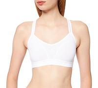 Arena Daphne Reggiseno Sportivo con Coppa B a Sostegno Medio, Donna, Bianco, 105