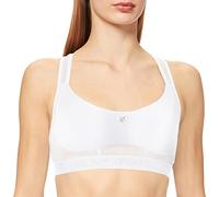 Arena Elettra Reggiseno Sportivo con Coppa B a Sostegno Medio, Donna, Bianco, 85