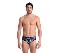 Arena Fun Planet Capsule Collection Men's Swim Briefs Costume a Slip, Nero Multicolore, 38 Uomo