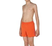ARENA Fundamentals Logo Boxer Junior, Pantaloncini da Spiaggia Bambino, Arancione (Mango) / Royal, 12-13