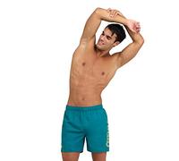 Arena Fundamentals Logo Boxer R Costume Uomo Mare e Piscina, Costume da Bagno in Morbido Tessuto Riciclato ad Asciugatura Rapida, Boxer Mare con Slip Interno in Mesh