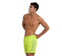 arena Fundamentals Logo Boxer R Costume Uomo Mare e Piscina, Costume da Bagno in Morbido Tessuto Riciclato ad Asciugatura Rapida, Boxer Mare con Slip Interno in Mesh